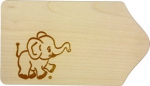 Fr�hst�cksbrett mit Elefant