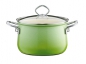 Preview: Saucepot with glass lid, design Smaragd