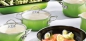 Preview: Casserole with glass lid, design Smaragd