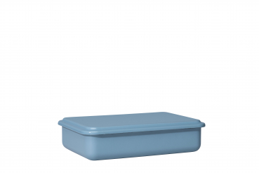 Food container with lid medium (low)