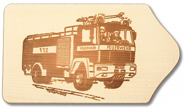 Frühstücksbrett mit Feuerwehr