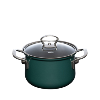 Fleischtopf mit Glasdeckel, Design Teal