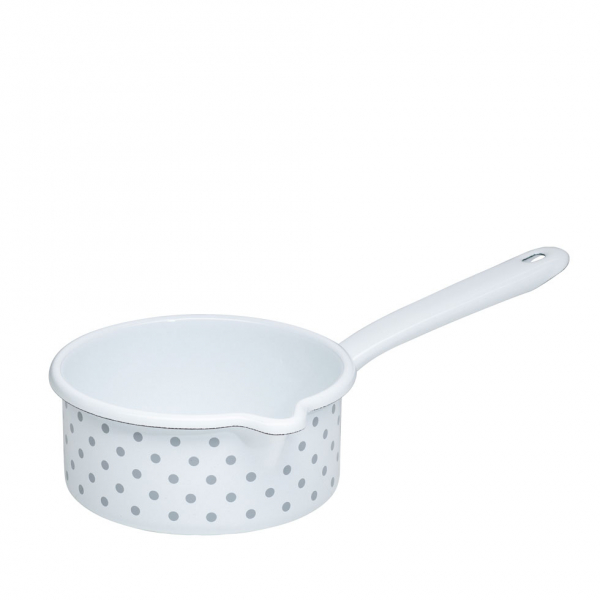 Saucepan, Polka-dot grey