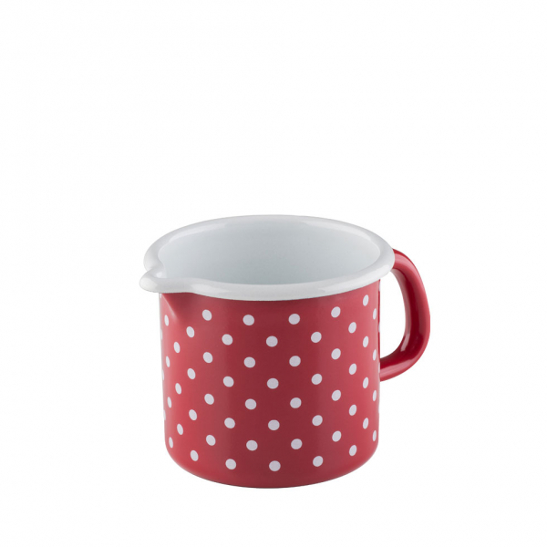 Jug, Polka-dot red