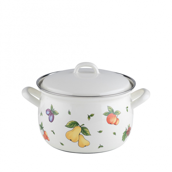 Stewpot with lid, Fruit Garden