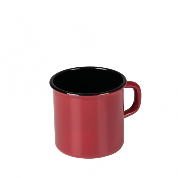 Mug with rolled rim, Color Red