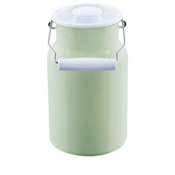 Milk can with lid, Pastel