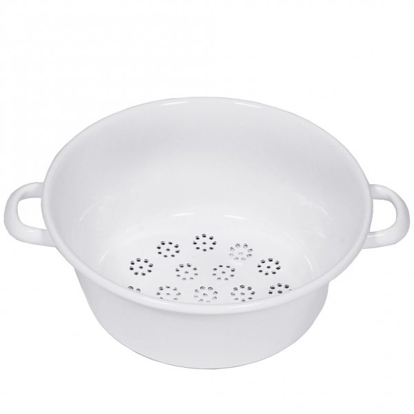 Sieve for vegetables, Classic white