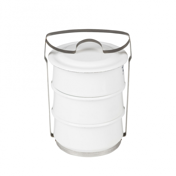 Tiffin box, Classic white