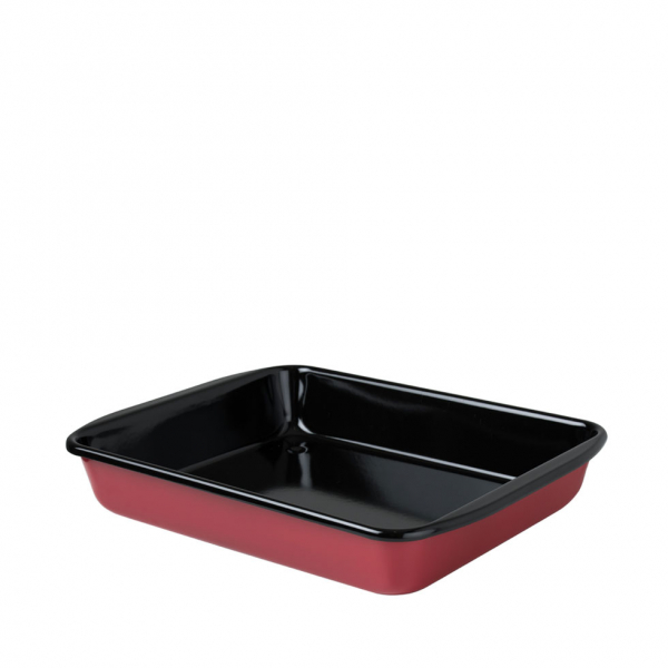 High-sided oven dish, Color Red