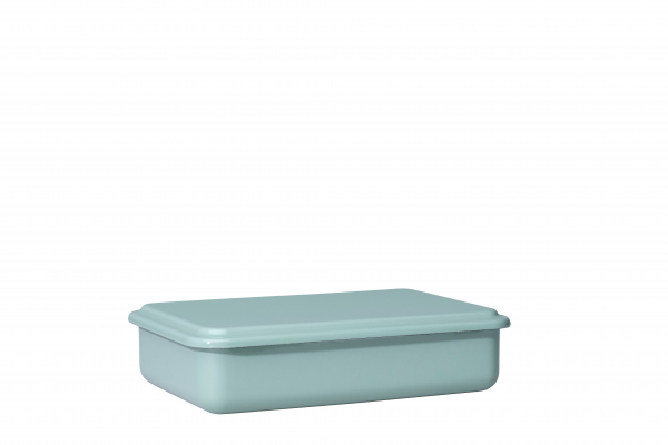 Food container with lid medium (low)
