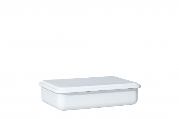 Food container with lid medium (low)