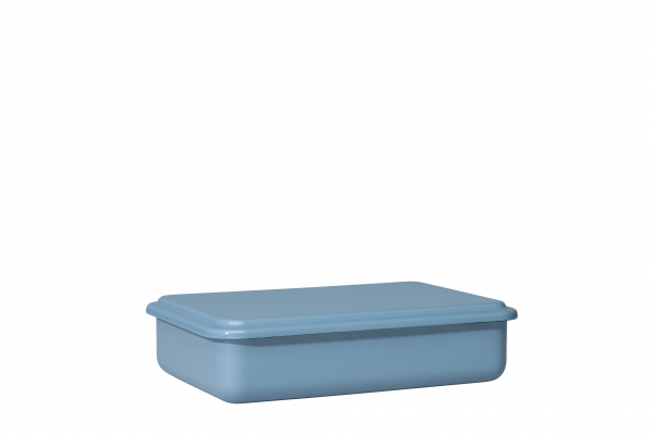 Food container with lid medium (low)