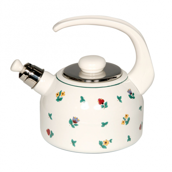 Whistling kettle, Gmundner floral design