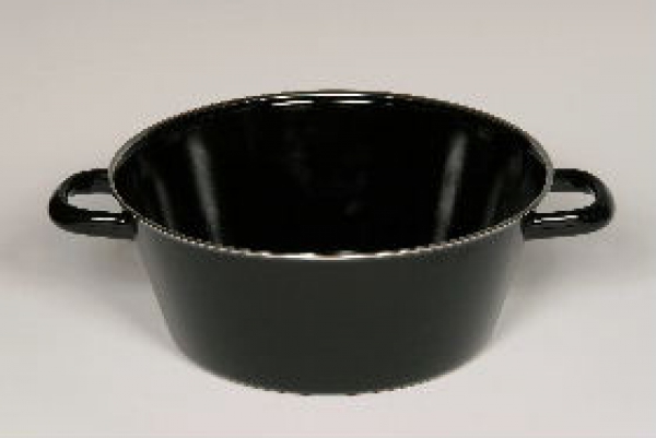 Frying pan, back enamel