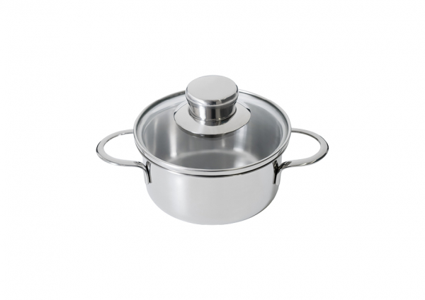 Kelomat Mini stewing pan with glass lid INDUCTION