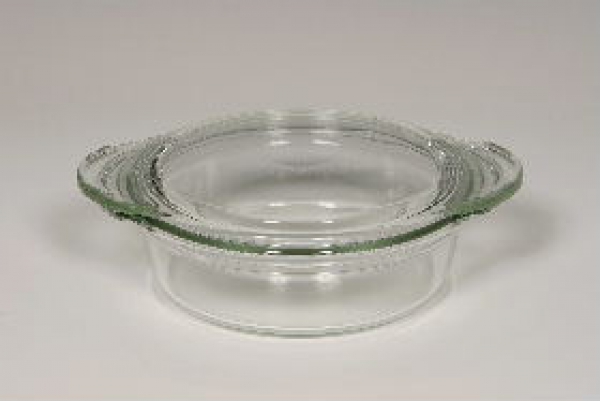 Schüssel flach mit Deckel Fashion Glas