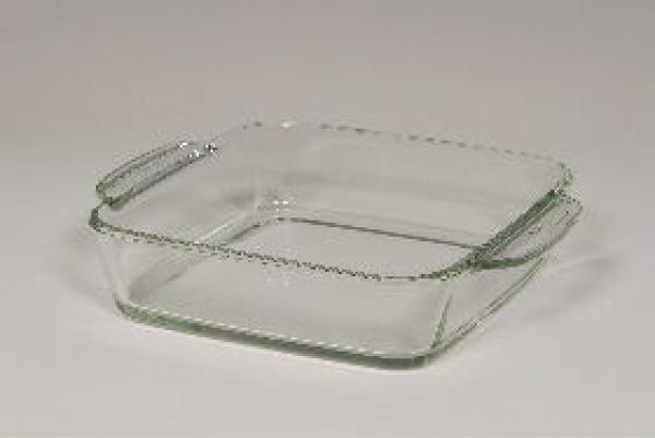 Brat- und Backform quadratisch, Fashion Glas