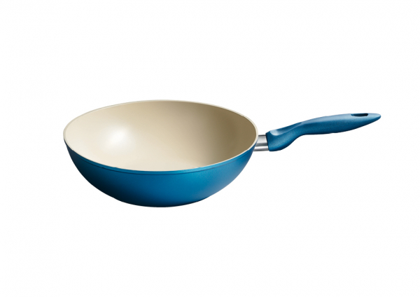 Kelomat ceramic color wok pan