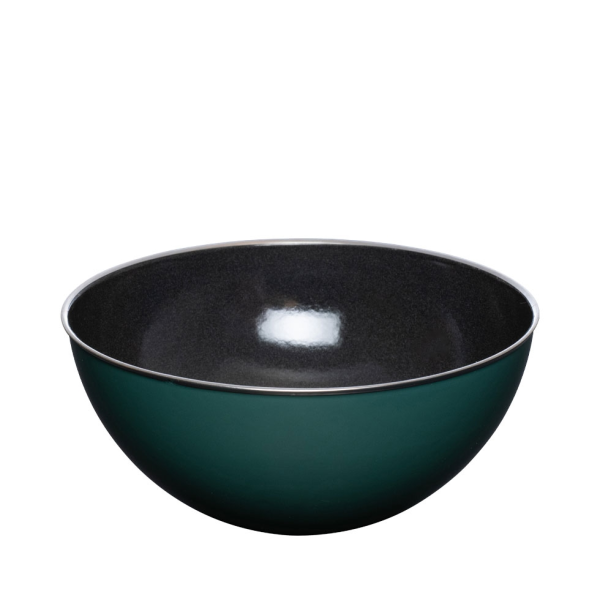 Schüssel mit Chromrand, Design Teal