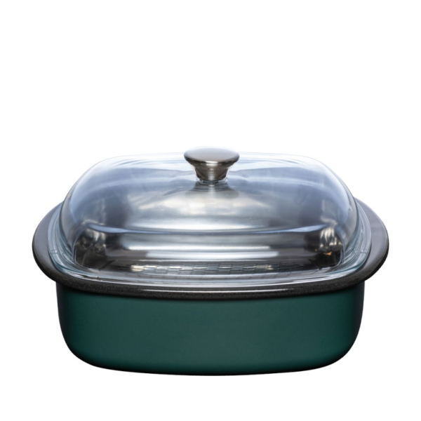 3-part steamer, design Teal